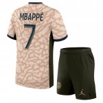 Nogometni Dresovi Paris Saint-Germain Mbappé 7 Jordan Dječji Četvrta 2023-24 Kratkih Rukava